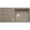 BLANCO METRA XL 6 S - Lavello rettangolare in granito per basi di lavello con larghezza di 60 cm - SILGRANIT - Vasca Extra Large - Marrone - 517360