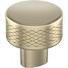 Amerock Bronx BP36554BBZ - Pomello per armadietto, diametro 32 mm, colore: oro