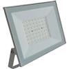 V-TAC VT-44054 23989 Faro Faretto Proiettore Led 50w Luce Fredda 6500k Corpo Bianco