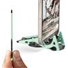 GEOMETRICAL Prov2 - Treppiede tascabile per iPhone, kit universale, colore: Verde diaspro