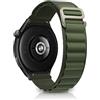 KeeFos 22MM Cinturino per Huawei Watch GT Runner 2/GT6 Pro 46mm/GT6 46mm/GT5 Pro/GT5/GT4/GT3(46 mm), Cinturino in Nylon per Huawei Watch 5/4Pro/4/3Pro/3(46 mm) - Verde