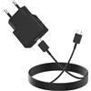 ACANDYA Caricatore Ultra-Rapido USB-C 25W e Cavo USB-C a Type-C da 1m, per Samsung Galaxy S26 S24 S23 A17 A26 A16 A35 A54 A53 A33 5G Z Flip7 FE Pixel 8 / per iPhone 15 17e Air, Nero