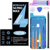 bokman Batteria per iPhone 14 Pro Max 5000mAh Alta Capacità Sostituzione Batteria con Tutti I Kit