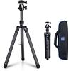 SIRUI Treppiede Carbonio per Fotocamera Traveler X-I, 152cm Leggero Treppiede da Viaggio con Testa a Sfera B-00K a 360°, Reflex Cavalletto Fotografico per Videocamera, DSLR, Carico Massimo 10KG