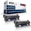 Print-Klex 2x Cartucce Toner Compatibili per Brother HL-L 2310 D HL-L 2350 Dw HL-L 2357 Dw HL-L 2370 Dn HL-L 2372 Dn HL-L 2375 Dw TN-2420 TN2420 TN 2420 Black Nero - Office Serie Pro