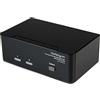 StarTech.com Switch KVM Dual DVI USB 2 porte con audio e hub USB 2.0 (SV231DD2DUA)