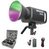 Aputure Faro LED per video Aputure Amaran 300C RGB a colori, bicolore da 2500K a 7500K, 300W, attacco Bowens, luce continua con controllo tramite app Bluetooth per video, film e fotografia - Antracite
