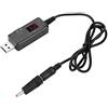 Joyzan Convertitore di Tensione Step up da USB 5V to 9V 12V, DC Boost Adattatore di Alimentazione Tensione Router Display Fotocamera Lampada Tavolo Altoparlanti Cuffie Blue Tooth Piccolo Ventilatore