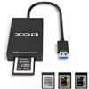 CATECK Schede XQD serie M e G, lettore di schede per dispositivi USB 3.0 5 GB/s, compatibile con Mac OS e Windows