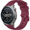 GIOPUEY Cinturini Compatibile con Amazfit Balance 2 XT, Morbido Silicone Cinturino [Resistente all'Usura] [Traspirante] - Dark Red