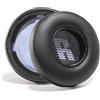 PESLNG Cuscini di ricambio in ecopelle professionale per JBL LIVE 400BT / LIVE 460NC, Utilizza schiuma memory di alta qualità per maggiore comfort e durata. (Pelle proteica-Nero)
