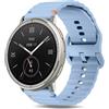 CeiBand 20mm Cinturino Compatibile con Amazfit GTS 4/3/2e/2/GTR Mini/GTR Cinturini Orologio, 20mm Cinturini Sportiva Silicone per Amazfit Active 2/Bip 3 pro Donna Uomo - Blu chiaro