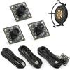 YHX-OU 3 Pack OV9732 Modulo Fotocamera 100 Gradi per Auto Freccette Sistema Fotocamera 1 MP 1280 x 720 30 fps Riconoscimento Facciale Acquisizione Immagini 2 m Cavo Uscita USB 2.0 per WinXP/7/8/10/Linux