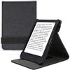 kwmobile Custodia verticale compatibile con Tolino Shine 3 - Cover con fascia mano e leggìo - Case Custodia e-Reader Flip