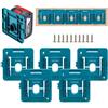 SSEHCWAN 5 supporti batteria per batteria Bosch/Makita 1860 BL1850 BL1840 BL1830 BL1830 con 10 viti, nessuna batteria