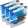 ESMONLINE 3 cartucce per stampante compatibili sostituisce Brother LC-980 LC-985 LC-1100 DCP-J 515 MFC-J 220 MFC-J 265 MFC-J 410 MFC-J 415 (Ciano)