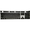 Feicuan Universal 104 Keyset Keycap ABS Colorful Backlit Replacement Key Cap Cover per Mechanical Tastiera -Black