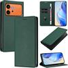 XINYEXIN Cover per Honor 600 5G / Honor 600 Pro 5G, Custodia Portafoglio in Pelle Cover Folio a Libro con Slot per Porta Carte Supporto Magnetica Flip Case - Verde