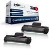 Print-Klex 2 X Cartucce toner compatibili per Samsung ML 1660 ML 1660 N ML 1660 Series ML 1665 ML 1666 Confezione doppia MLT-D104 MLT-D1042S MLT-D1042X/ELS - Print Plus Serie.