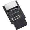 MZHOU Adattatore di Interfaccia da USB2.0 9PIN a frontale TYPE-C (A-KEY), Conversione Delle Porte TYPE-E per Connettori 9PIN Della Scheda Madre