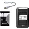 Winnerplusa Batteria ricaricabile per Nokia BL 5C con caricatore