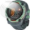 Rojeuinn 5 pezzi vetro temperato per Garmin Instinct 3 50mm Proteggi schermo, senza bolle, resistente ai graffi, 9H