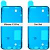IS-TECK Set di 2 adesivi di ricambio per iPhone 13 Pro, per display e alloggiamento