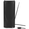August DTA600 Antenna TV Interna Esterna per Digitale, Antenna HDTV Portatile per VHF UHF DVB-T/T2, Alto Guadagno, Telescopica, 5M Cavo Coassiale Antenna TV per Casa, Roulotte, Camper, Camion