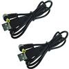 DZYDZR 2 connettori cavi USB A 4,0 mm x 1,7 mm DC 5 V 2 A (1 m)