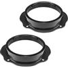 tomzz Audio 2815-005 Anelli per altoparlanti staffe adattatore compatibile con Ford Focus C-Max Kuga porta anteriore per altoparlanti DIN 165mm