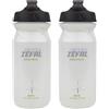 ZEFAL Sense Pro 65 x 2 Borraccia Bici Sport - Due Borracce Bici da Corsa MTB Gravel 650 ML - Borraccia Ciclismo - Premium e a Tenuta Stagna - Traslucido, 2 x 650ml