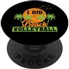 beach volleyball beach volleyball sand h I Dig Beach Volley Beach Squadra di sabbia PopSockets PopGrip Adesivo