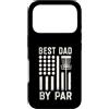 Disc Golf Dad Gear Fathers Day Store Custodia per iPhone 17 Pro Best Dad By Par Disc Golf Festa del papà Frisbee con bandiera americana