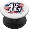 Patriot Heritage Co. Vintage 4 luglio Patriotic USA Fireworks American Pride PopSockets PopGrip Adesivo