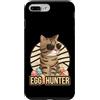 Tabby Kitten Lover PS Custodia per iPhone 7 Plus/8 Plus Easter Bunny Tabby Egg Hunter Amante dei gatti