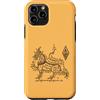 Thailandia Tatuaggio Yantra Custodia per iPhone 11 Pro Sak Yant Tatuaggio Singha Leone Yantra Ki Lane Thailandia