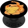 Bartagamen DearPrint Bearded Dragon Beardie Pogona Barbata Lizard Black PopSockets PopGrip Adesivo