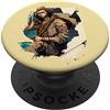 Utopic Future Guerriero del domani: il samurai di altri tempi PopSockets PopGrip Adesivo