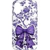 For Mum Inspirations Custodia per iPhone 16 Chinoiserie Nastro Floreale Viola Fiocco Supercute Best Mum Ever