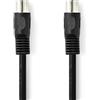 NEDIS Cavo audio DIN | spina DIN 5 pin | spina DIN 5 pin | nichelato | 2.00 m | rotondo | PVC | nero | etichetta