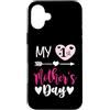 Mum My First Mothers Day Shirt First Tim Custodia per iPhone 16 Plus My First Mothers Day Outfit Mommy 1st Time Mom Happy Mother
