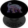 Dinosaur Paleontology Science Ankylosaurus Dinosaur Specie Paleontologia Preistorica PopSockets PopGrip Adesivo