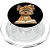 Bookworm Teacher Theme Library Reader Gr Baby Tiger Open Book Reading Graphic Portrait Occhiali rotondi PopSockets PopGrip per MagSafe