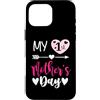 Mum My First Mothers Day Shirt First Tim Custodia per iPhone 16 Pro Max My First Mothers Day Outfit Mommy 1st Time Mom Happy Mother