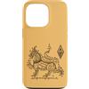 Thailandia Tatuaggio Yantra Custodia per iPhone 13 Pro Sak Yant Tatuaggio Singha Leone Yantra Ki Lane Thailandia