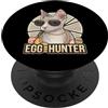 Sphynx Kitten Lover PS Easter Bunny Sphynx Egg Hunter Amante dei gatti PopSockets PopGrip Adesivo