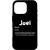 Joel Defined Personalized Joel Costumes Custodia per iPhone 16 Pro Joel Definizione Personalizzato Nome Personalizzato Costume Per Joels