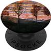 RelaxArtWorld Quattro alberi di Egon Schiele (1917) PopSockets PopGrip Adesivo