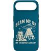 Retro Abduction Co Custodia per iPhone Air Beam Me Up My Therapist ha rinunciato divertente UFO anni '50 retrò