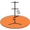 PureMounts Supporto TV, supporto TV universale, regolabile in altezza per 32-70 pollici Samsung, LG, Philips, Panasonic e molti altri, max. Vesa 400x400 e 40 kg, nero
